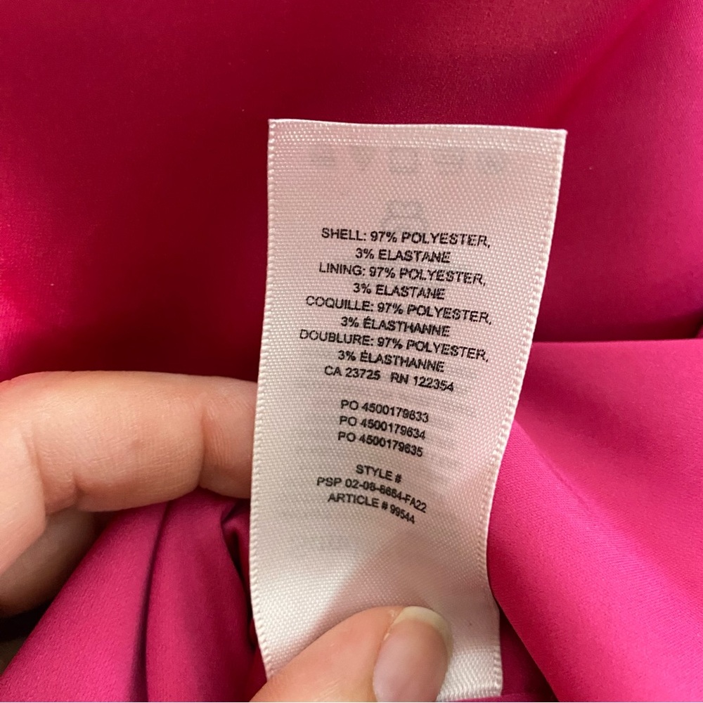 Sunday Best Aritzia Pink Satin Slip Mini Dress Size 8 Silky Barbiecore - Picture 5 of 6